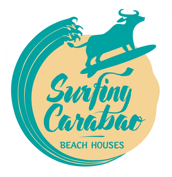 Surfing Carabao Beach Houses