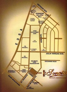 Location of Sonata Private Residences