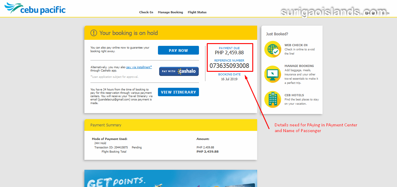 guide to purchase online promo fare cebu pacific