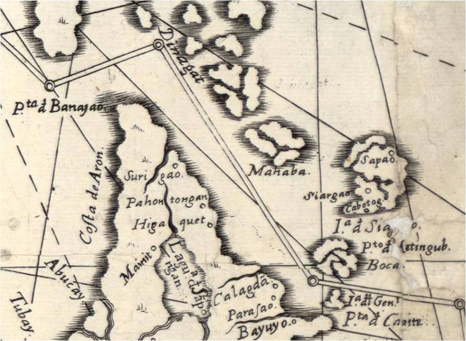 siargao surigao old map