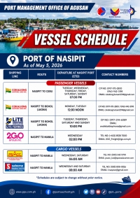 NAsipit Boat Schedule